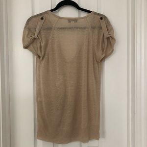 Isaac Mizrahi for Target Beige V-Neck Sweater